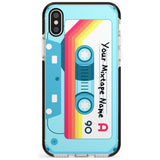 Sporty Cassette Pink Fade Impact Phone Case for iPhone X XS Max XR