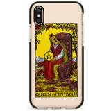 Queen of Pentacles Tarot Card - Colour Pink Fade Impact Phone Case for iPhone X XS Max XR