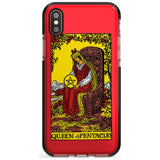 Queen of Pentacles Tarot Card - Colour Pink Fade Impact Phone Case for iPhone X XS Max XR