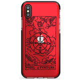 Wheel of Fortune Tarot Card - Transparent Pink Fade Impact Phone Case for iPhone X XS Max XR