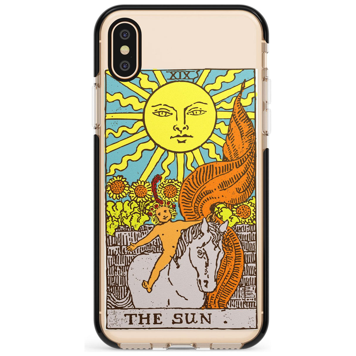 The Sun Tarot Card - Colour Pink Fade Impact Phone Case for iPhone X XS Max XR