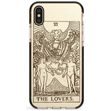 The Lovers Tarot Card - Solid Cream Pink Fade Impact Phone Case for iPhone X XS Max XR