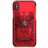 The Lovers Tarot Card - Transparent Pink Fade Impact Phone Case for iPhone X XS Max XR