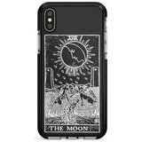 The Moon Tarot Card - White Transparent Pink Fade Impact Phone Case for iPhone X XS Max XR