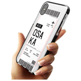 Osaka Boarding Pass iPhone Case   Custom Phone Case - Case Warehouse