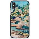 Coastal Community by Katsushika Hokusai  Pink Fade Impact Phone Case for iPhone X XS Max XR