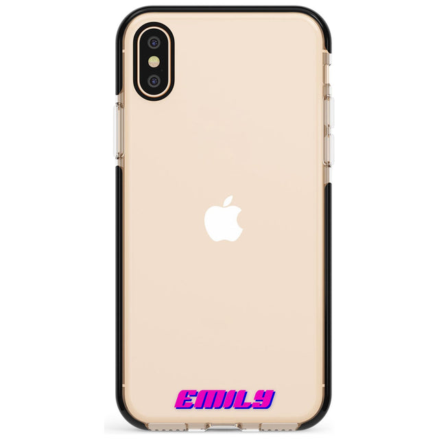 Custom Iphone Case 2C Pink Fade Impact Phone Case for iPhone X XS Max XR