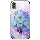 Simple Galaxy Pattern Dreamcatcher iPhone Case  Black Impact Phone Case - Case Warehouse