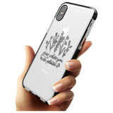 Grow where you are planted Black Impact Phone Case for iPhone X XS Max XR