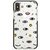 Eyes & Lips Icons iPhone Case  Black Impact Phone Case - Case Warehouse