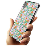 Jazzy Floral Mix: Transparent Pink Fade Impact Phone Case for iPhone X XS Max XR