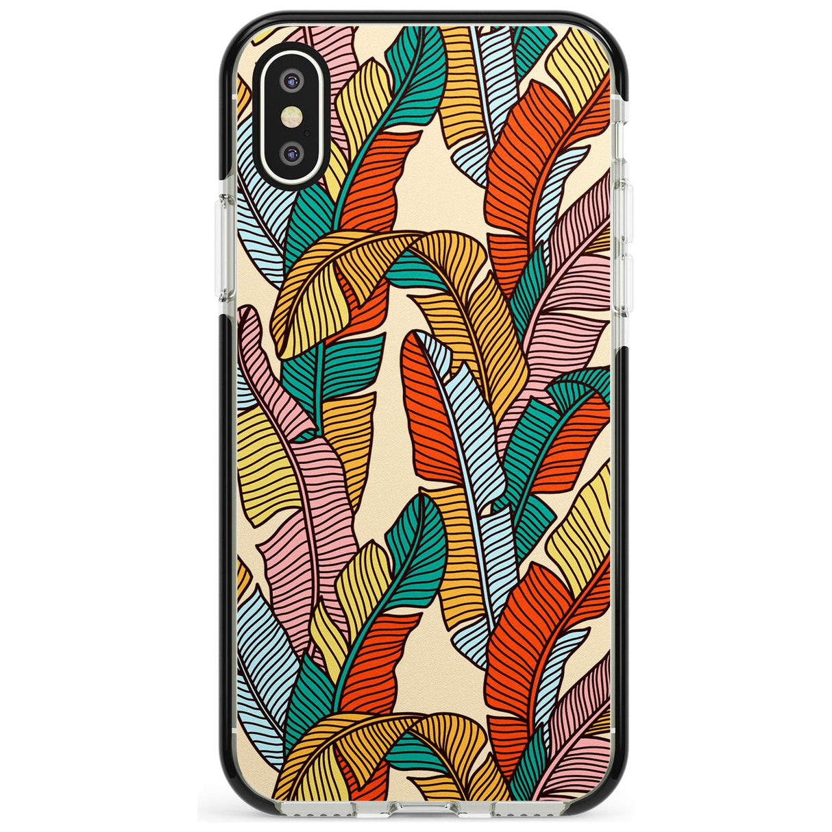 Abstract Leaves Phone Case for iPhone X XS Max XR