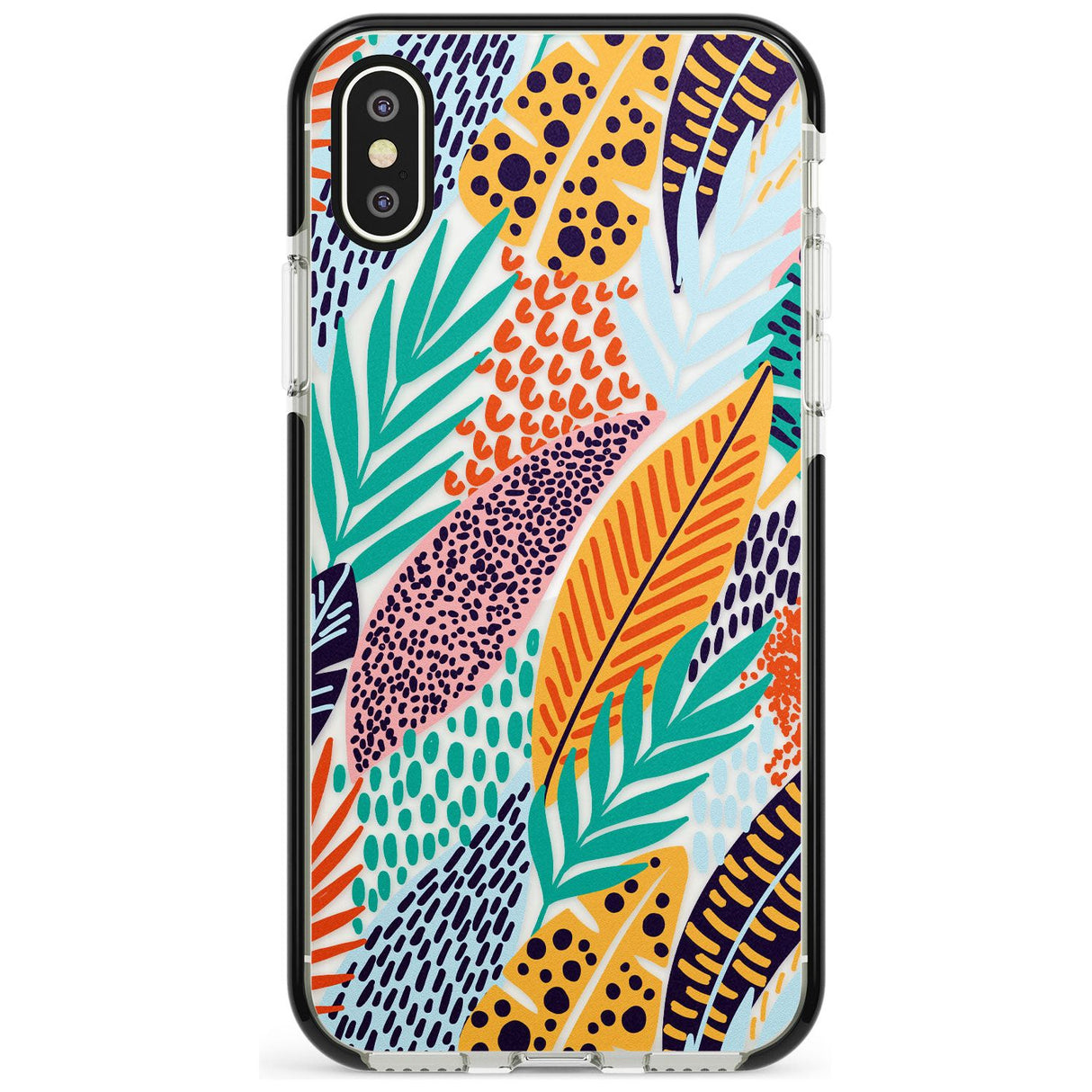 Abstract Leaves Phone Case for iPhone X XS Max XR