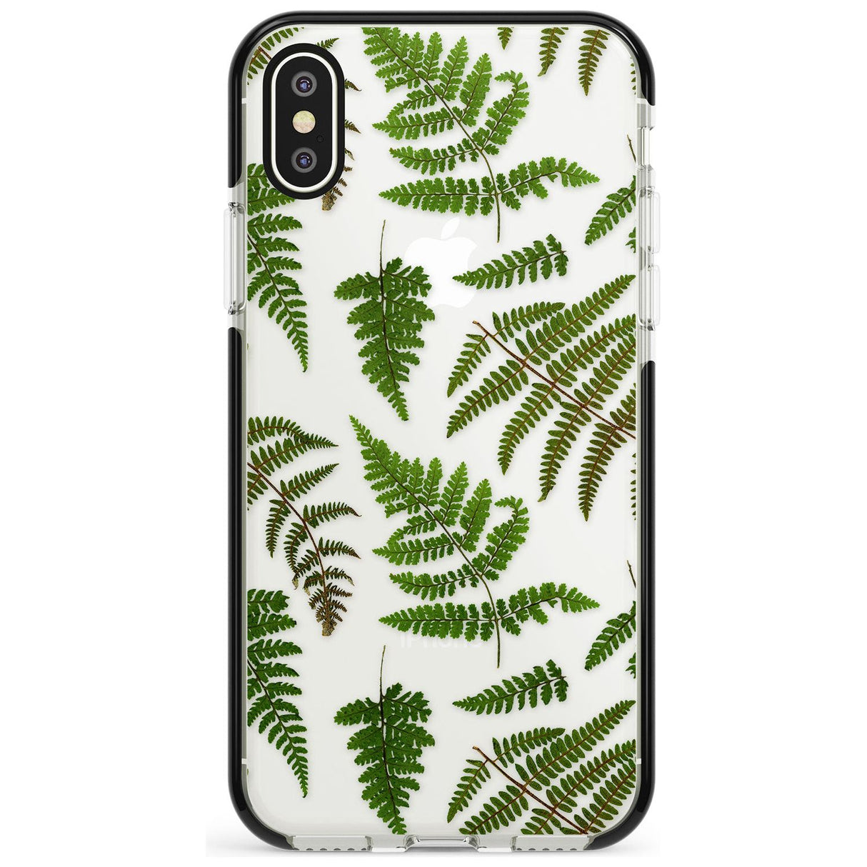 Leafy Ferns iPhone Case  Black Impact Phone Case - Case Warehouse