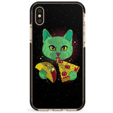 Pizza Purr Black Impact Phone Case for iPhone X XS Max XR