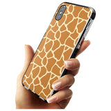 Giraffe Pattern Black Impact Phone Case for iPhone X XS Max XR