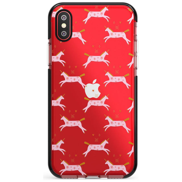 Pink Unicorns Pink Fade Impact Phone Case for iPhone X XS Max XR