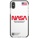 NASA The Worm Black Impact Phone Case for iPhone X XS Max XR