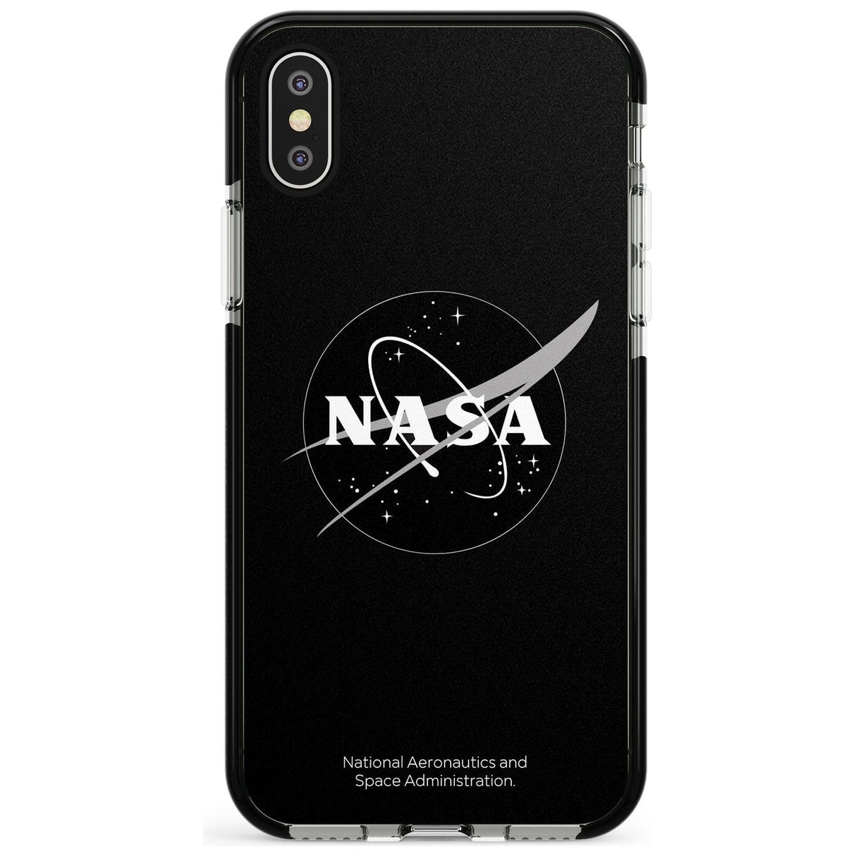 Dark NASA Meatball Black Impact Phone Case for iPhone X XS Max XR