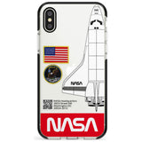 NASA Apollo 11 Black Impact Phone Case for iPhone X XS Max XR