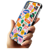 Nostalgic Stickers #1 Pink Fade Impact Phone Case for iPhone X XS Max XR