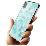 Turquoise Aqua Onyx Marble Pink Fade Impact Phone Case for iPhone X XS Max XR