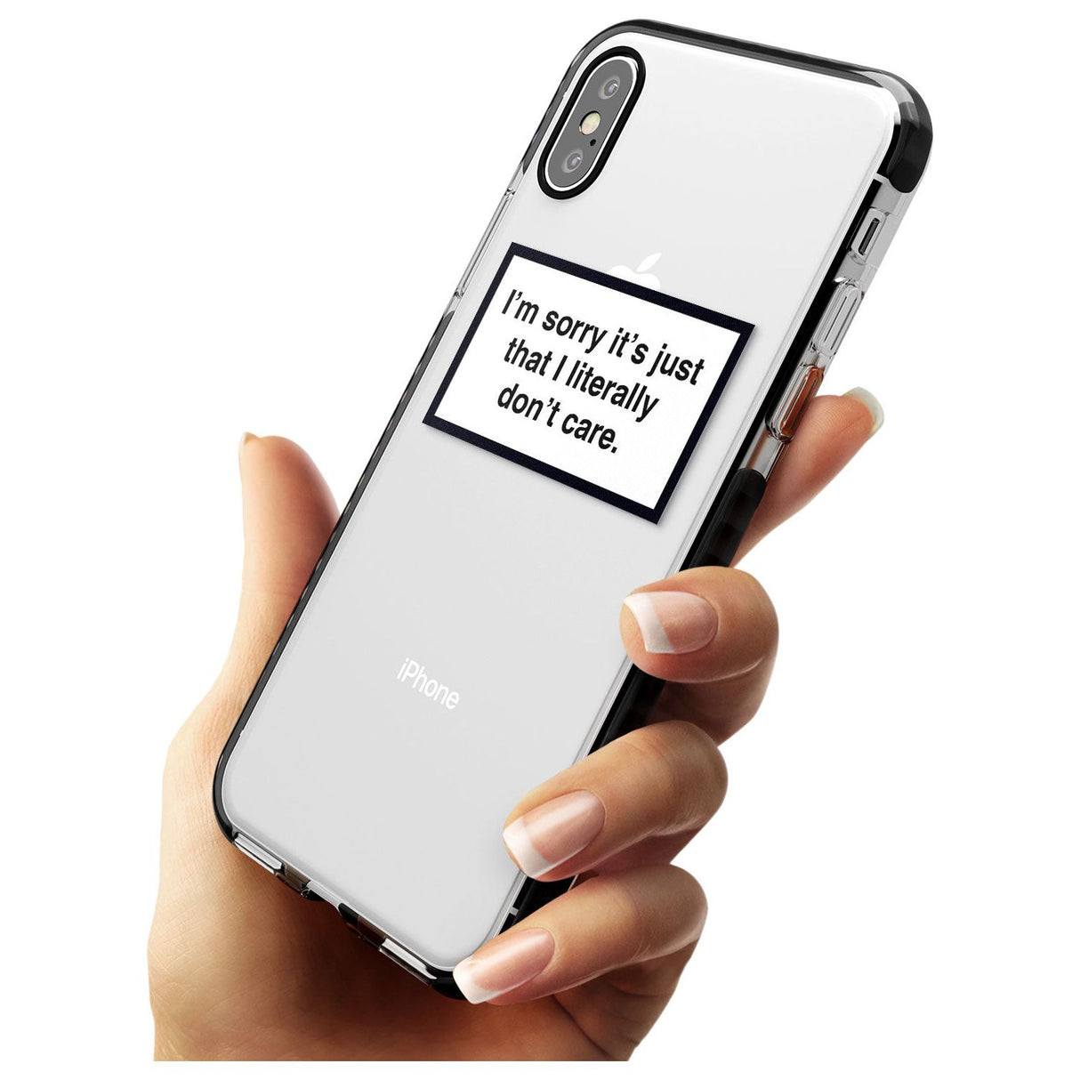 I'm sorry it's just that I literally don't care Pink Fade Impact Phone Case for iPhone X XS Max XR