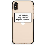 This product may contain explicit content Pink Fade Impact Phone Case for iPhone X XS Max XR