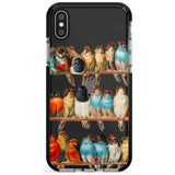 A Perch of Birds Black Impact Phone Case for iPhone X XS Max XR