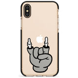 Rock 'til you drop Black Impact Phone Case for iPhone X XS Max XR