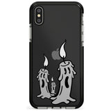 Candle Lit Black Impact Phone Case for iPhone X XS Max XR