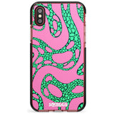 Alien Glow Pink Fade Impact Phone Case for iPhone X XS Max XR