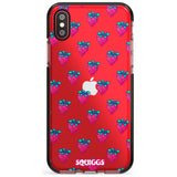 Strawberry Patch Pink Fade Impact Phone Case for iPhone X XS Max XR