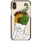 LET THE MIND FLOURISH Pink Fade Impact Phone Case for iPhone X XS Max XR