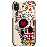 Autumn Sugar Skull Black Impact Phone Case for iPhone X XS Max XR