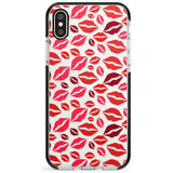 Lips Pattern Pink Fade Impact Phone Case for iPhone X XS Max XR