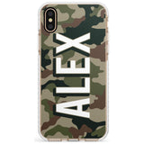 Classic Green Camo Slim TPU Phone Case Warehouse X XS Max XR