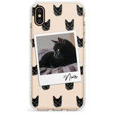 Personalised Bombay Cat Photo Impact Phone Case for iPhone X XS Max XR