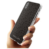 Minimal Lettering Dark Leopard Impact Phone Case for iPhone X XS Max XR