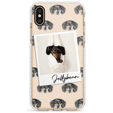 Dachshund, Black- Custom Dog Photo Slim TPU Phone Case Warehouse X XS Max XR