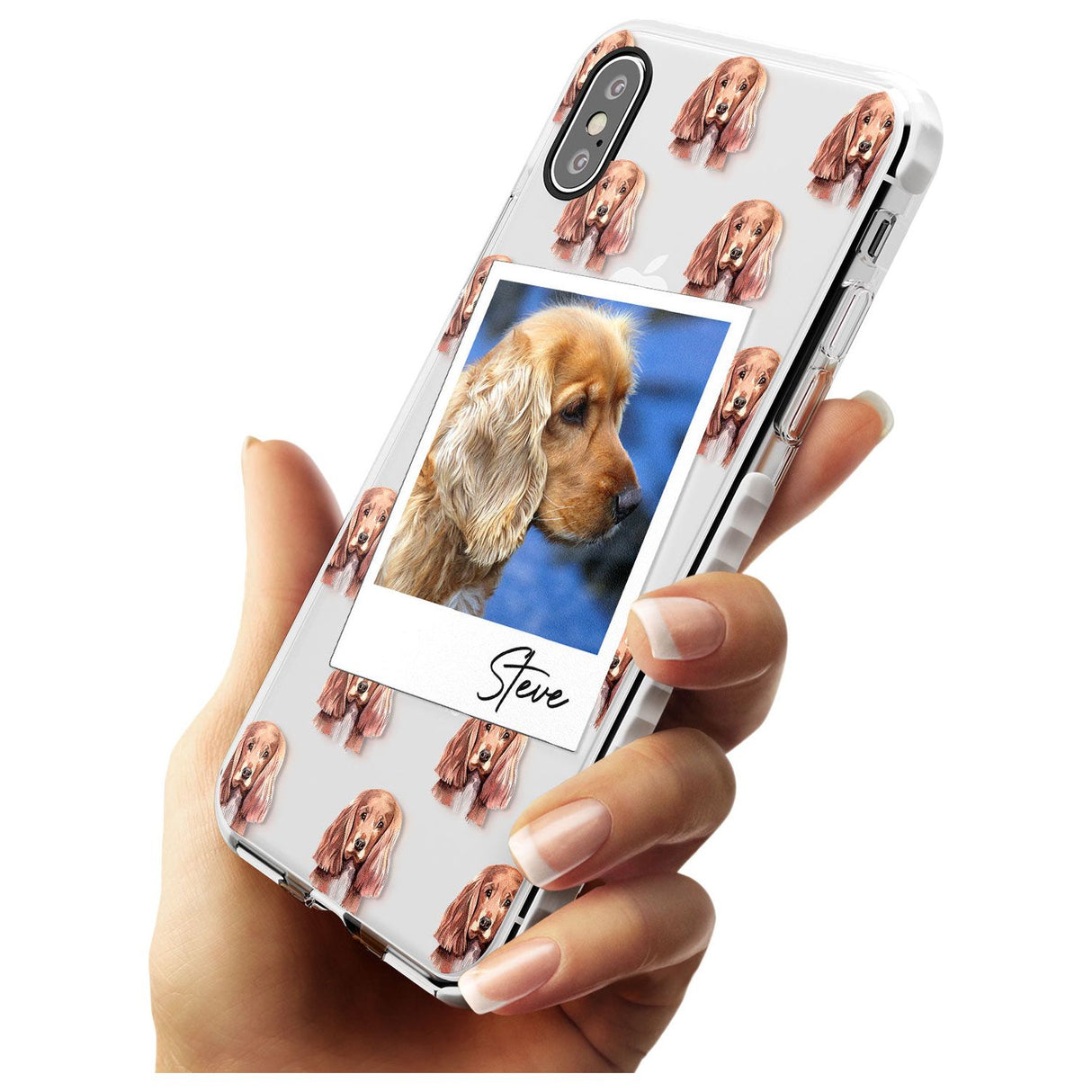 Cocker Spaniel - Custom Dog Photo Slim TPU Phone Case Warehouse X XS Max XR