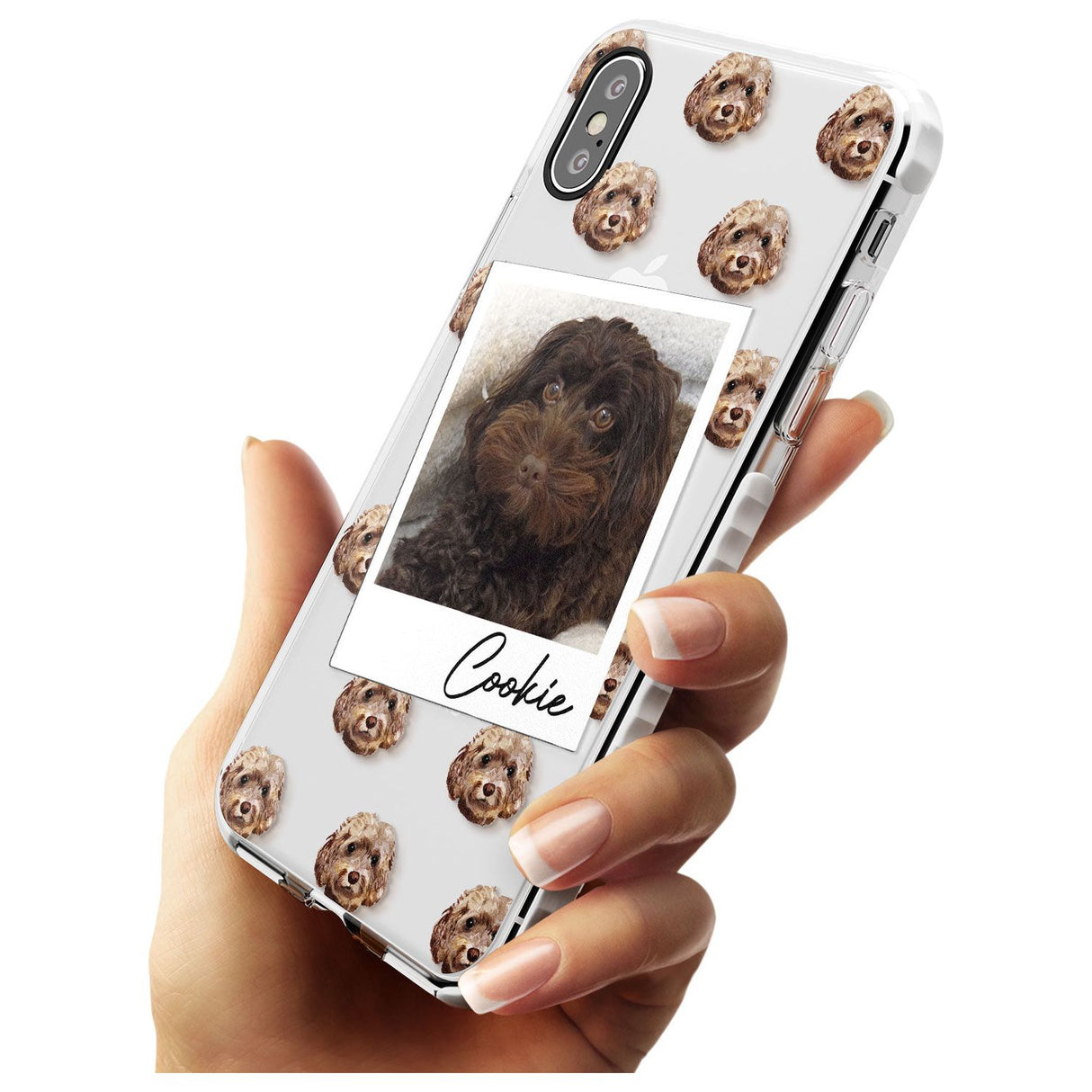 Cockapoo, Brown - Custom Dog Photo Slim TPU Phone Case Warehouse X XS Max XR