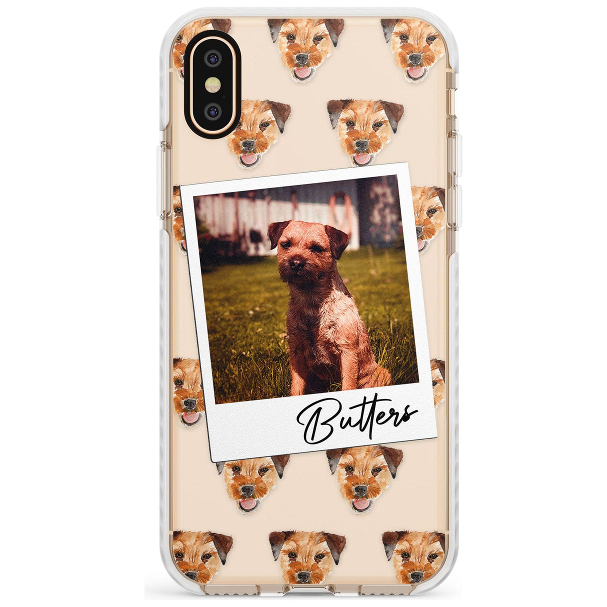 Border Terrier - Custom Dog Photo Slim TPU Phone Case Warehouse X XS Max XR