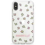 Personalised Custom Leaves Pattern Impact Phone Case for iPhone X XS Max XR