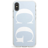 White & Blue Personalised iPhone Case  Impact Case Custom Phone Case - Case Warehouse