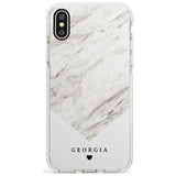 White Marble iPhone Case  Impact Case Custom Phone Case - Case Warehouse