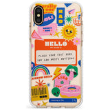 Custom Nostalgia Sticker Mix #2 Slim TPU Phone Case Warehouse X XS Max XR