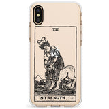 Strength Tarot Card - Transparent Slim TPU Phone Case Warehouse X XS Max XR