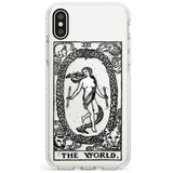 The World Tarot Card - Transparent Slim TPU Phone Case Warehouse X XS Max XR