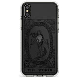 The World Tarot Card - Transparent Slim TPU Phone Case Warehouse X XS Max XR